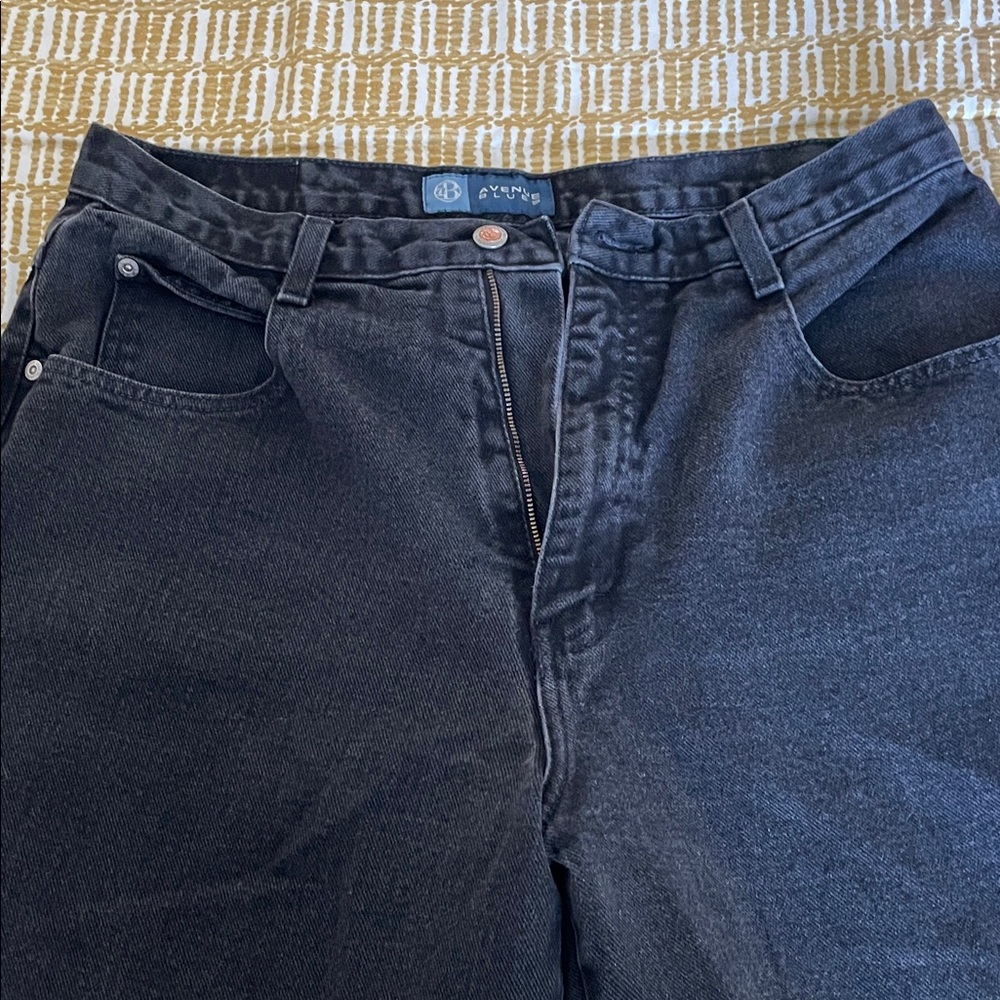 Women's Black Straight Leg Jeans